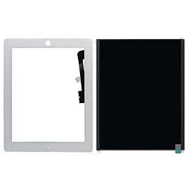 For Apple iPad 4 (2012) LCD Screen Assembly - White