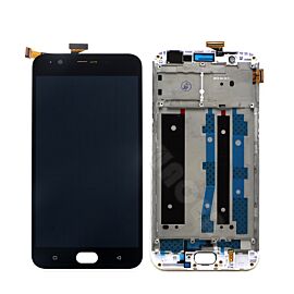 For OPPO A59 Display Assembly with Frame - Black