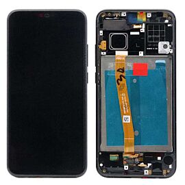 For Honor 10 Display Assembly with Frame and Fingerprint - Black