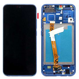 For Honor 10 Display Assembly with Frame and Fingerprint - Blue