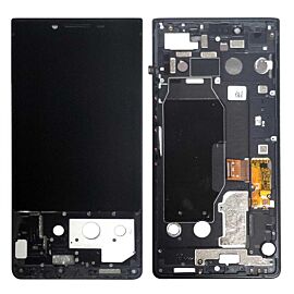 For Blackberry KEY2 Display Assembly with Frame - Black