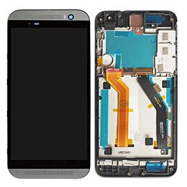 For HTC One E9 Plus Screen Digitizer Assembly with Frame - Black