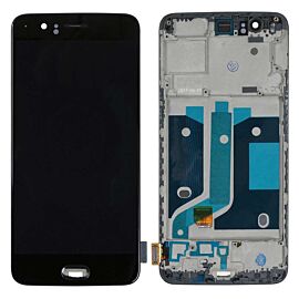 For OnePlus 5 Display Assembly with Frame - Black