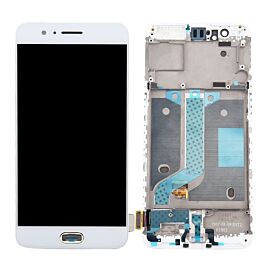 For OnePlus 5 Display Assembly with Frame - White