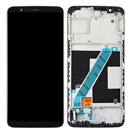 For OnePlus 5T Display Assembly with Frame - Black