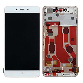 For Oneplus X OLED Display Assembly with Frame - White