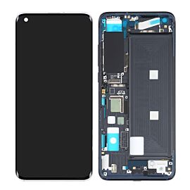 For Xiaomi Mi 10S AMOLED Display Assembly with Frame - Black