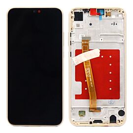 For Huawei P20 Lite Nova 3e Display Assembly with Frame - Gold