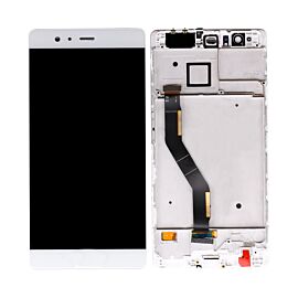 For Huawei P9 Plus Display Assembly with Frame - White