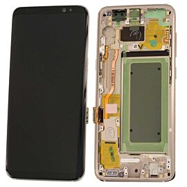 For Samsung Galaxy S8 G950 Super AMOLED Display Assembly with Frame - Gold