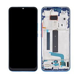 For Xiaomi Mi 10 Lite 5G AMOLED Display Assembly with Frame - Blue